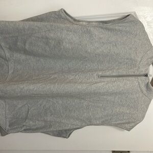 Light gray XXL quarter zip sweater vest